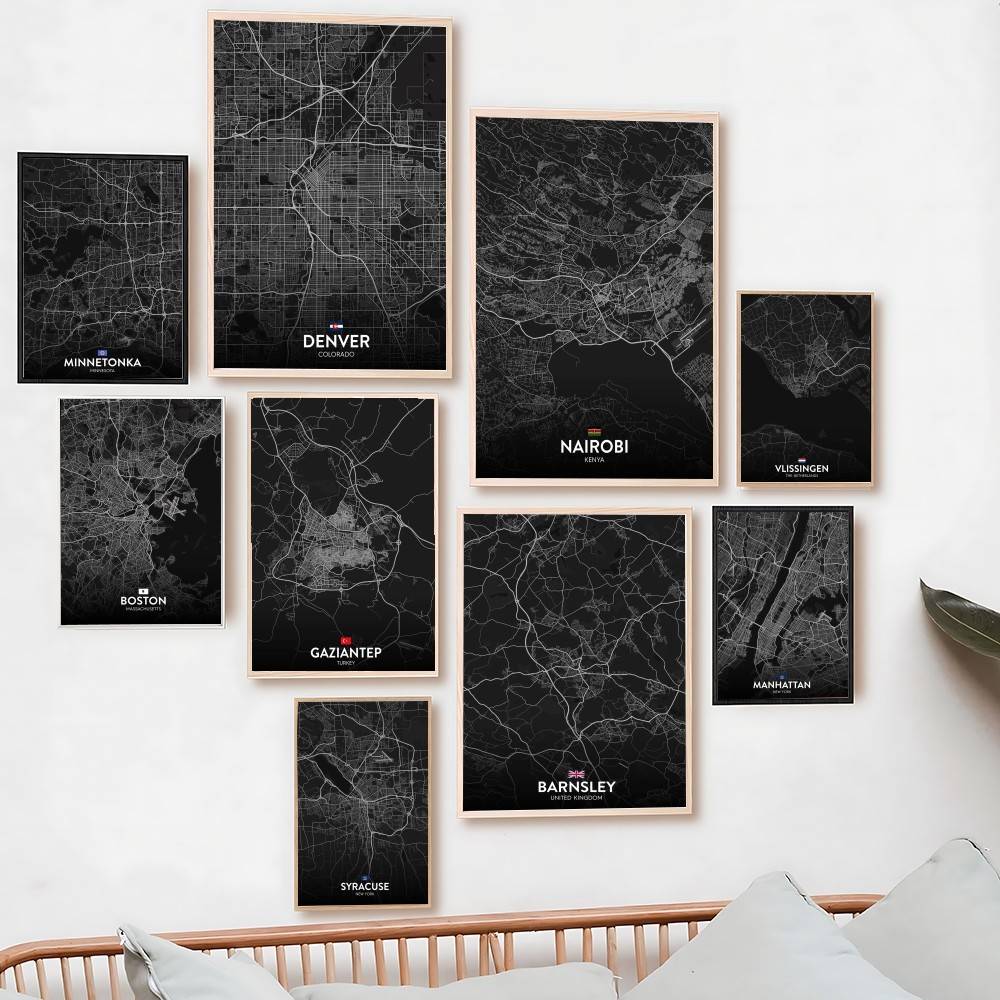 Custom Map Poster - Póster personalizado con mapa de ciudad