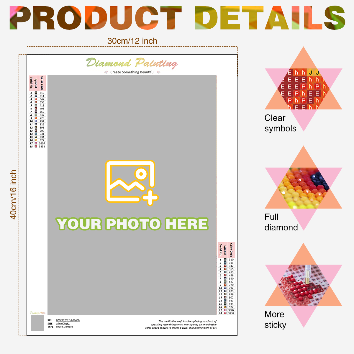 RUOPOTY Kits Completos de Mosa - Photo Mosaic Print reseña y precio