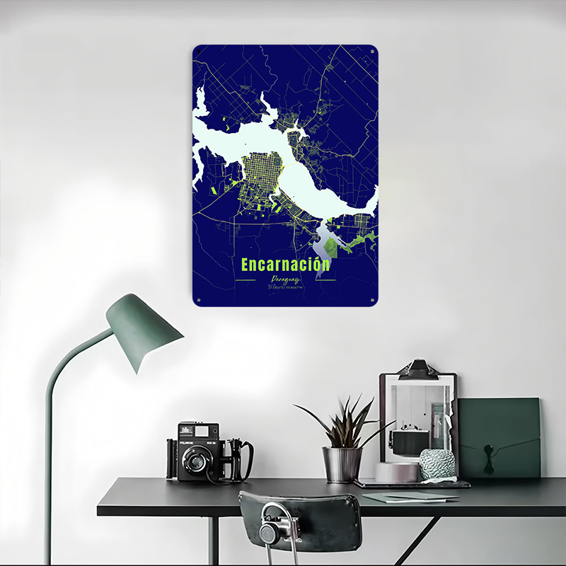 Decoración Encarnación, Artícu - Custom Map Poster reseña y precio