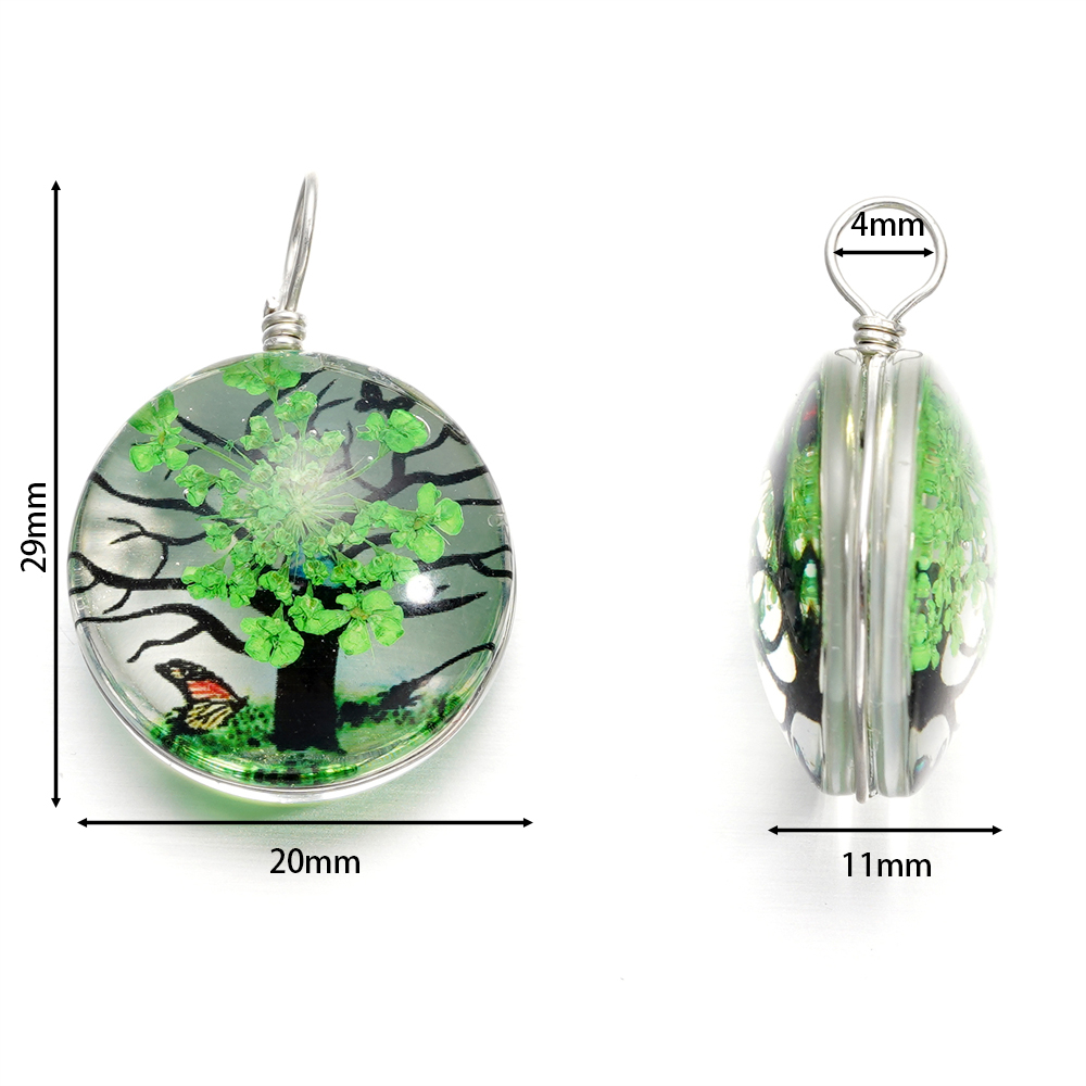 5 unids/lote 20x29mm joyería c - Birth Flower Necklace reseña y precio
