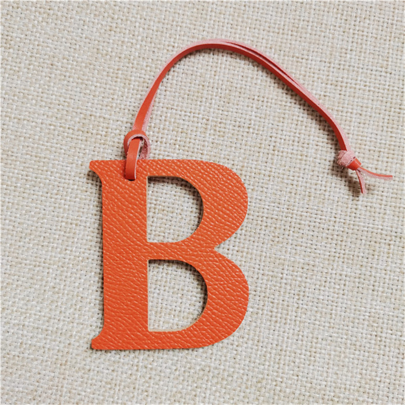 LLavero de cuero Natural genui - Monogram Keychain Leather reseña y precio