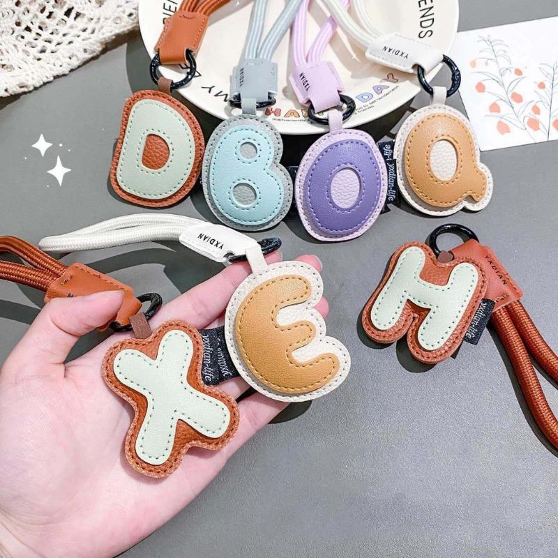 Llavero de Cuero PU con 26 Let - Monogram Keychain Leather reseña y precio
