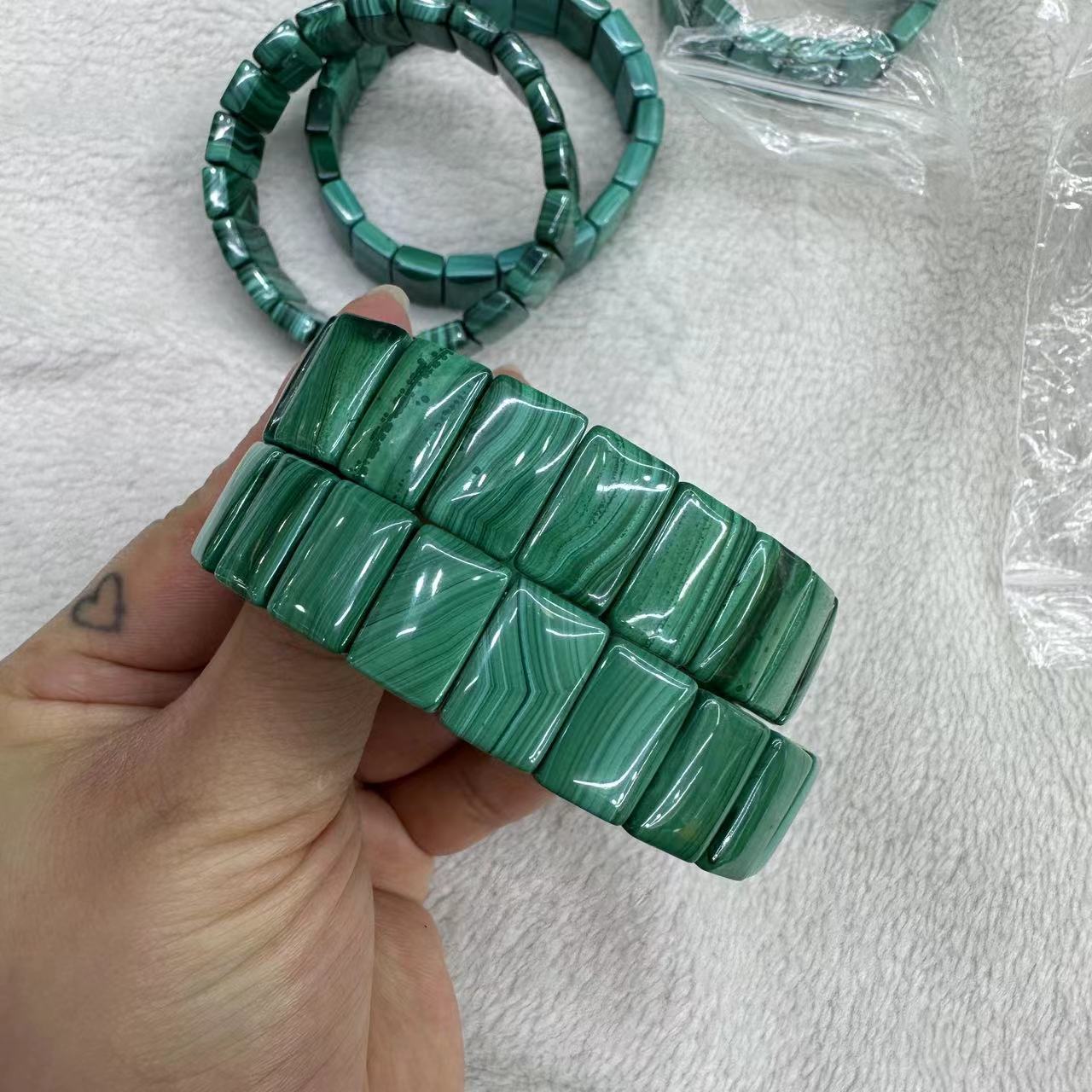 Pulsera de crisocolla de malaq - Coordinates Bracelet reseña y precio