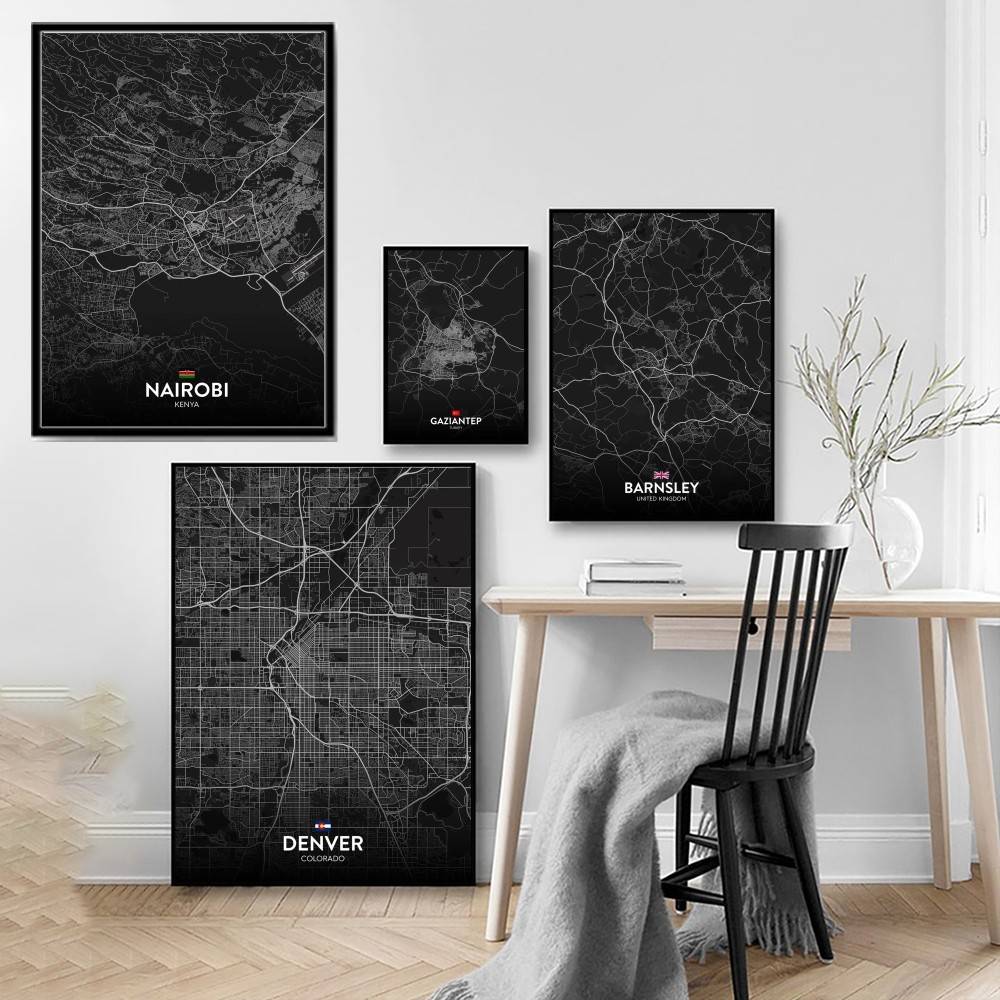 Póster personalizado con mapa  - Custom Map Poster reseña y precio