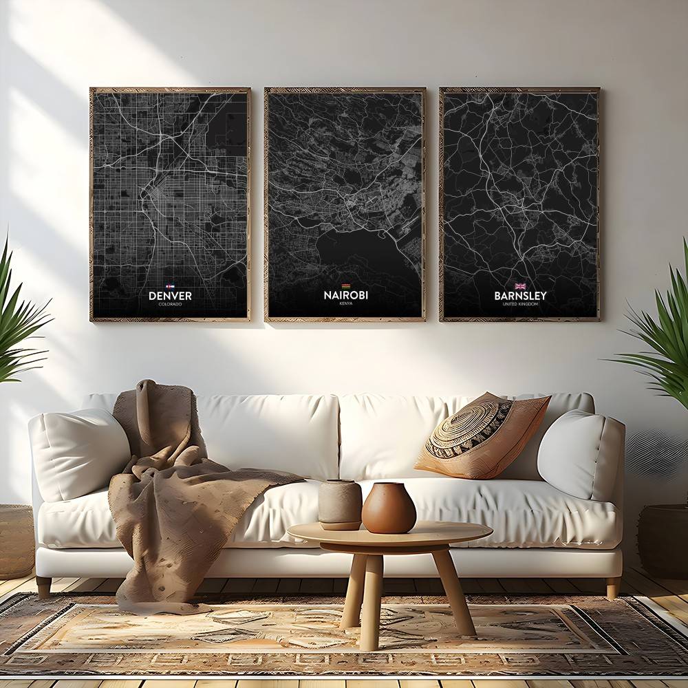 Póster personalizado con mapa  - Custom Map Poster reseña y precio