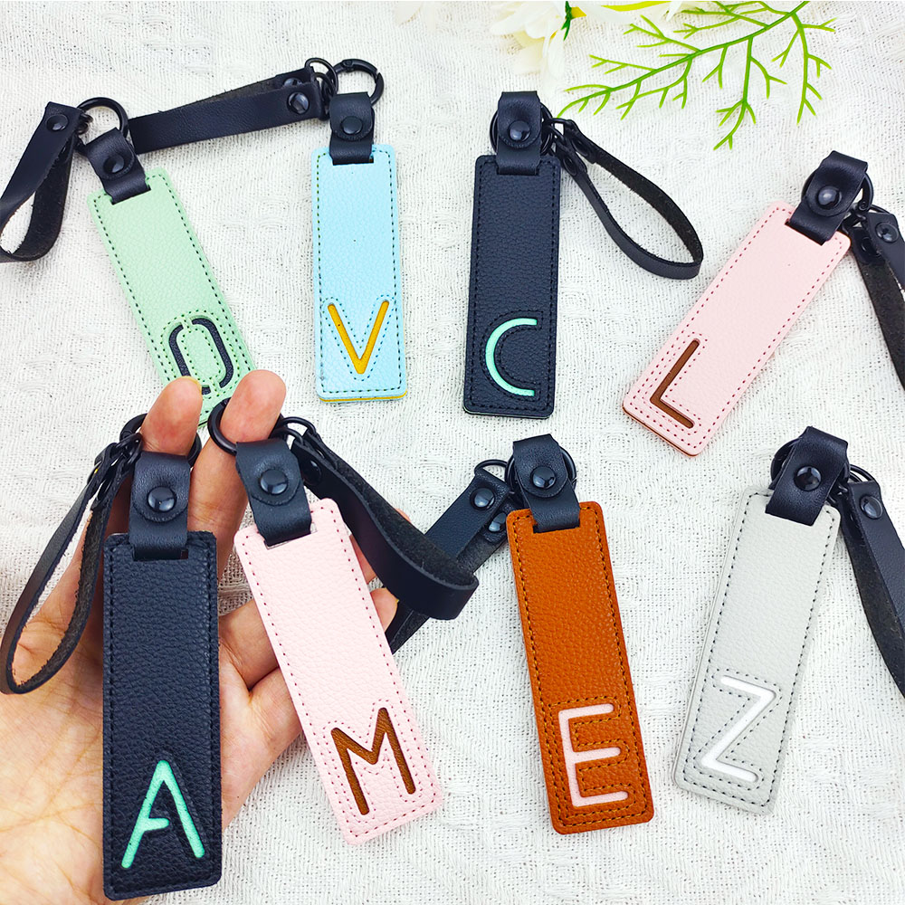LLavero clásico de cuero Pu A- - Monogram Keychain Leather reseña y precio